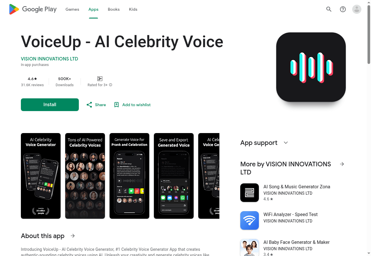 Celebrity Voice Changer AI