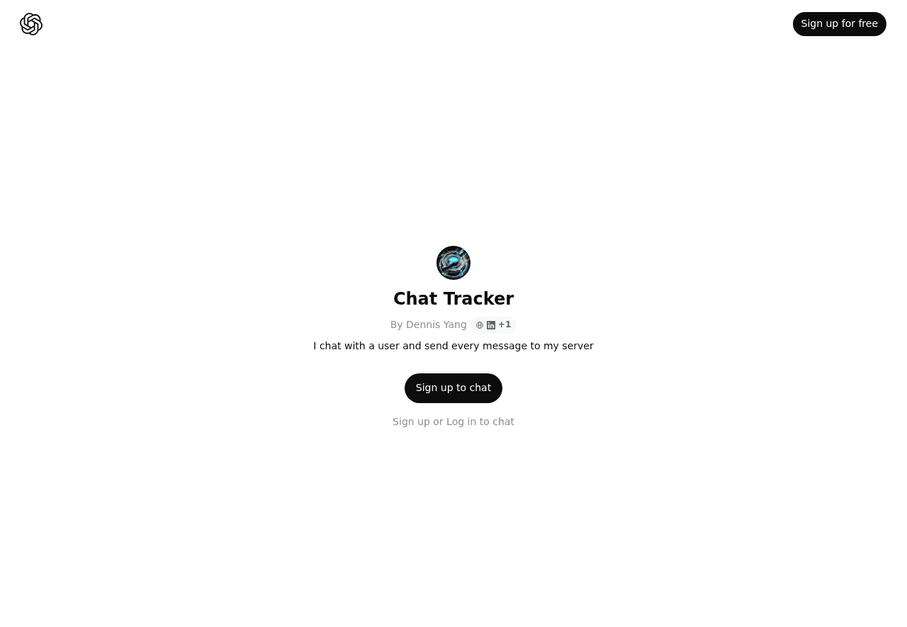 Chat Tracker