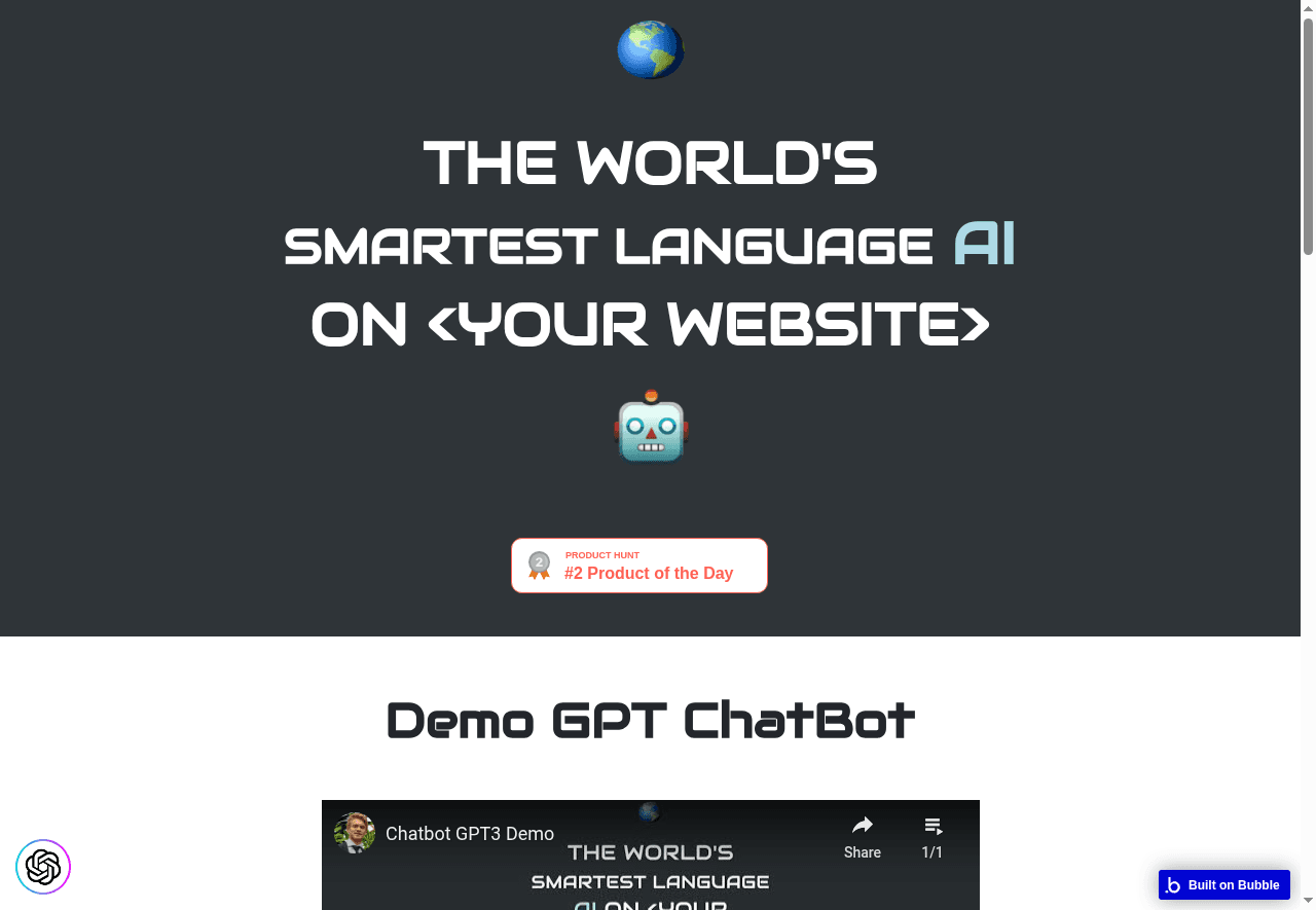 Chatbot GPT3 Plugin