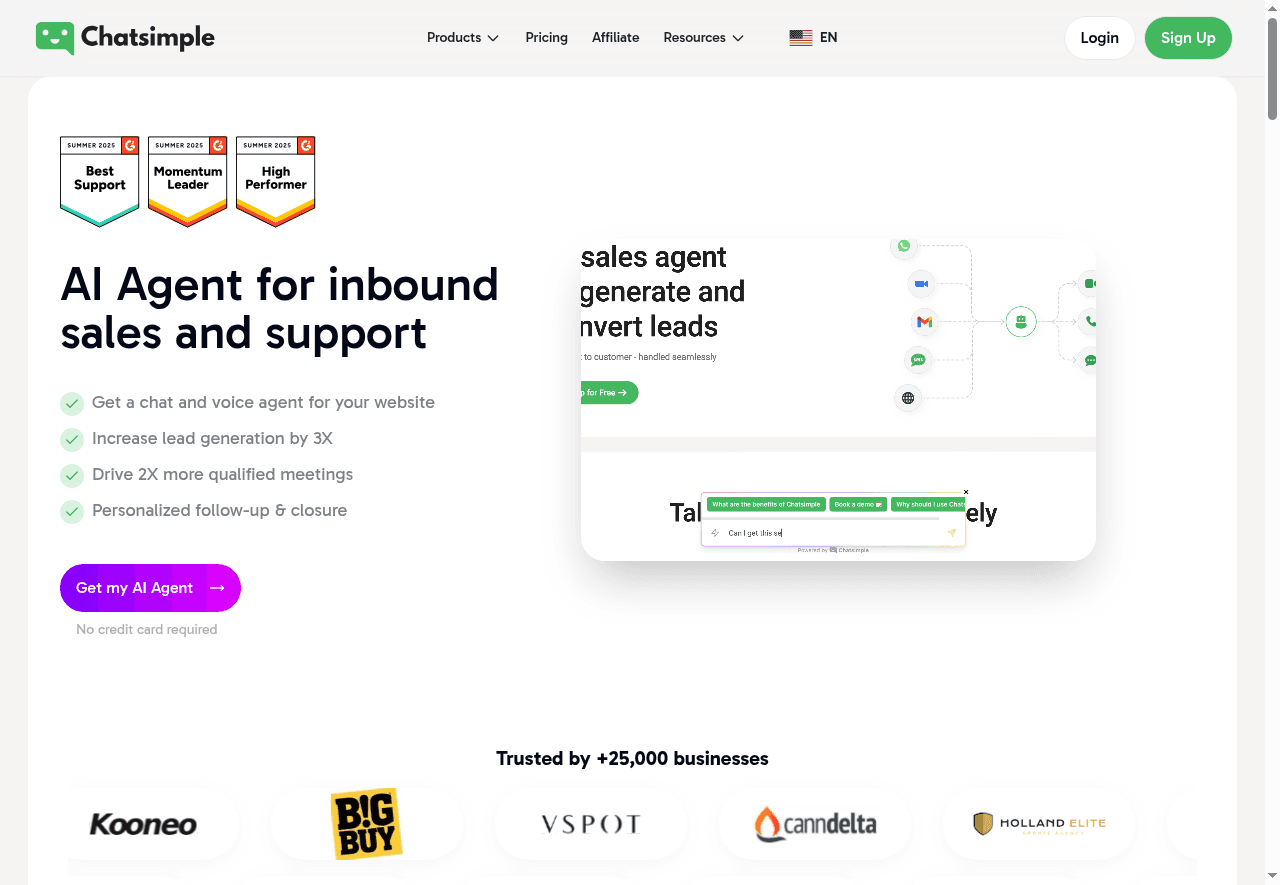Chatsimple AI Sales Chatbot