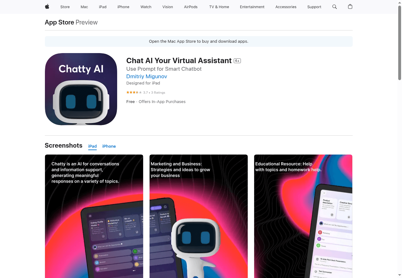 Chatty Virtual Assistant