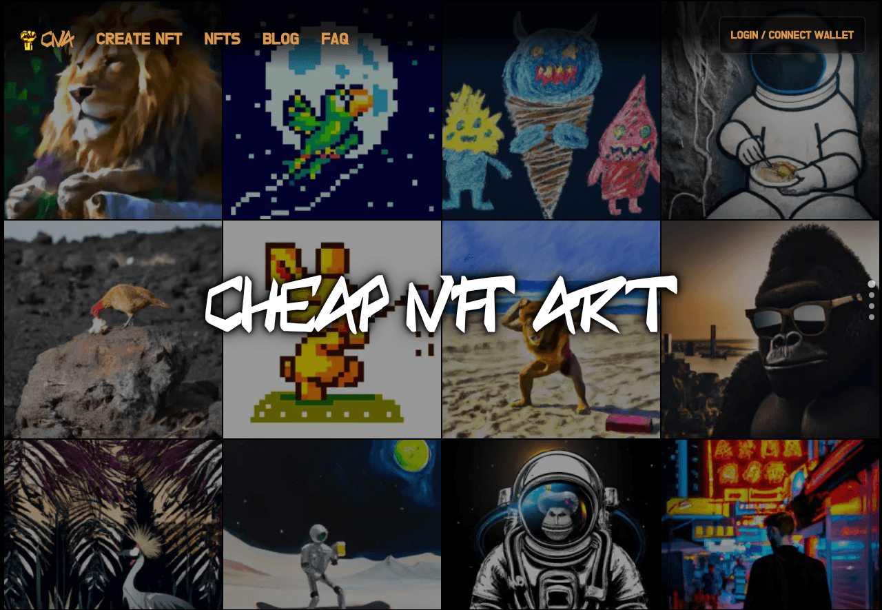 Cheap NFT Art