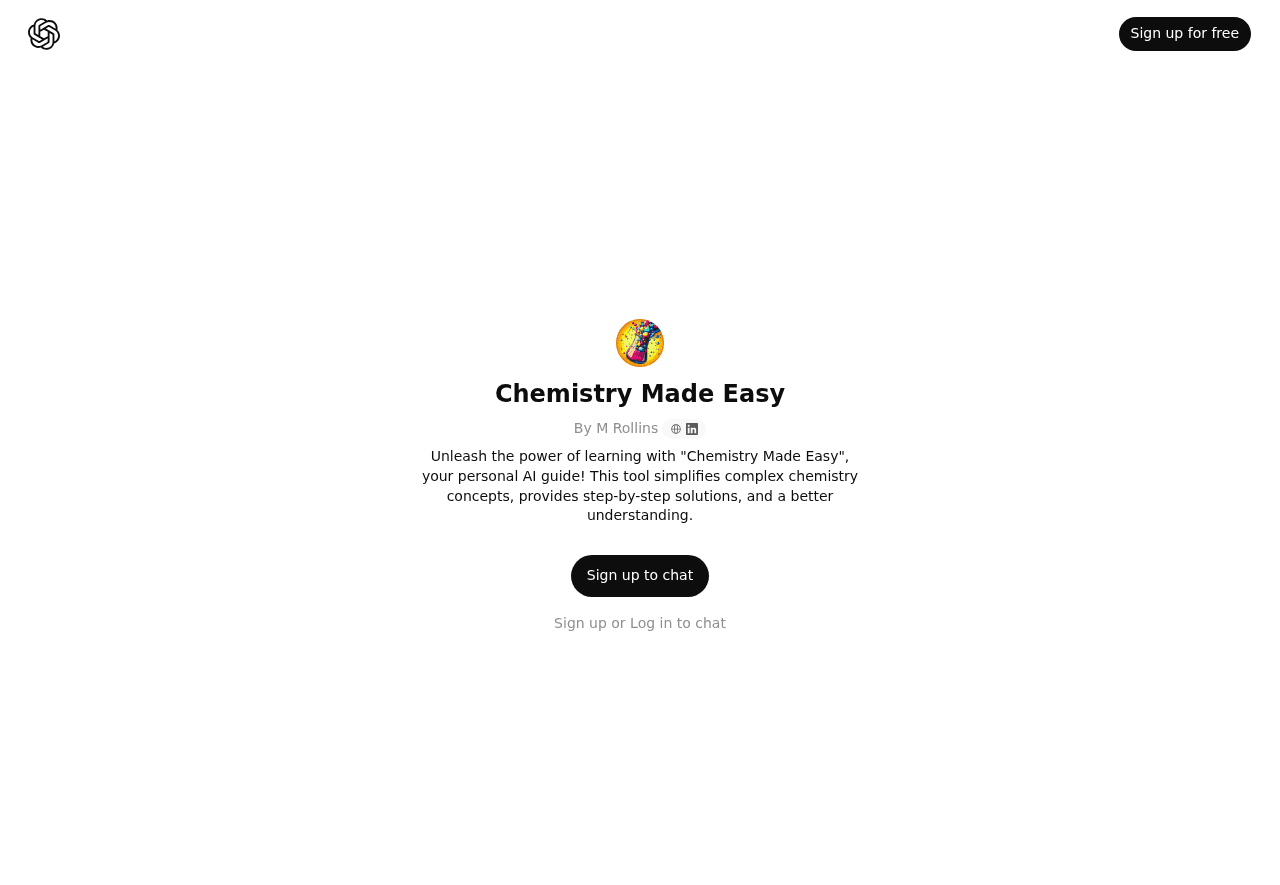 Chemistry Made Easy