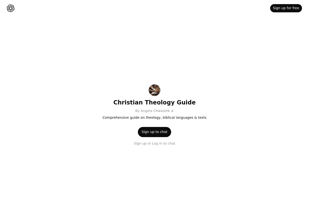 Christian Theology Guide