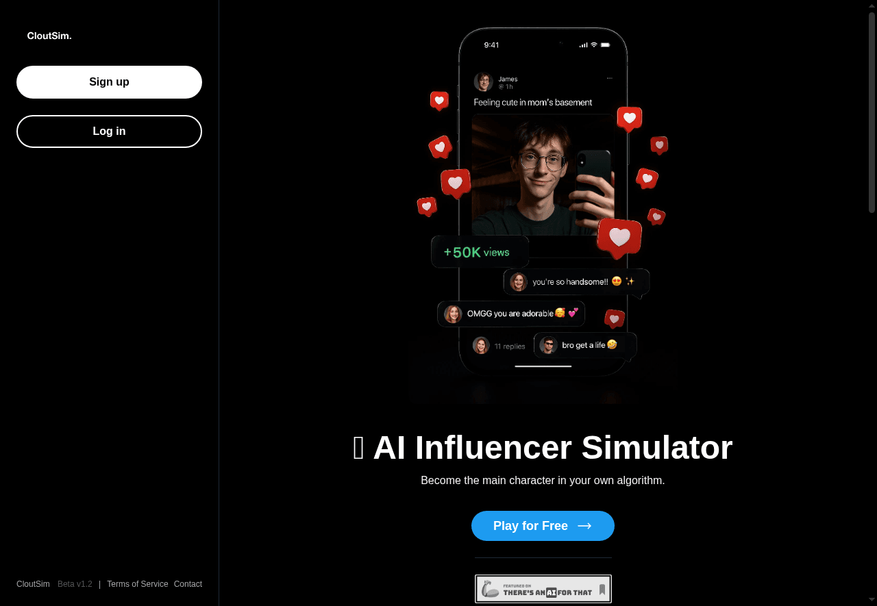 CloutSim: AI Twitter Simulator