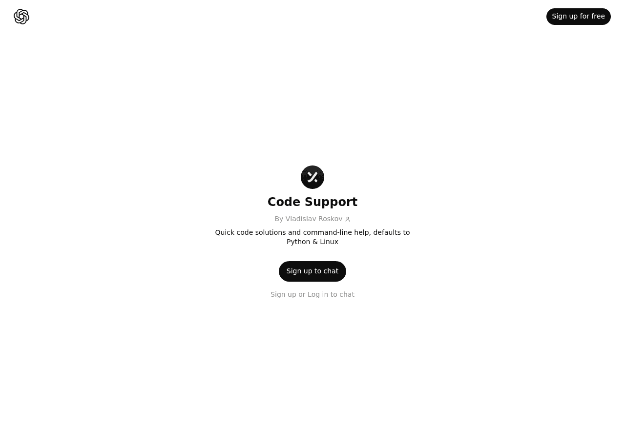 Code Support