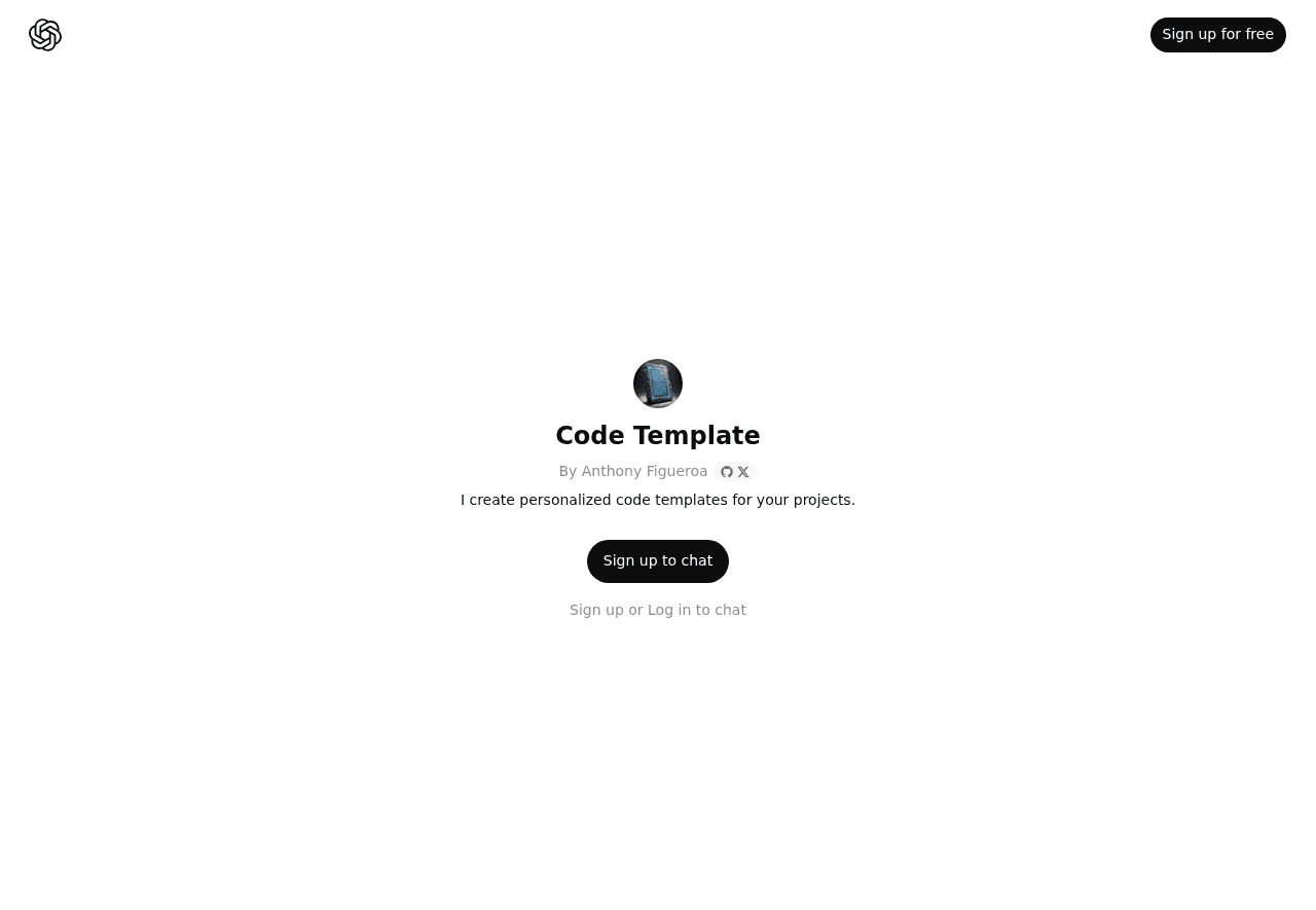 Code Template