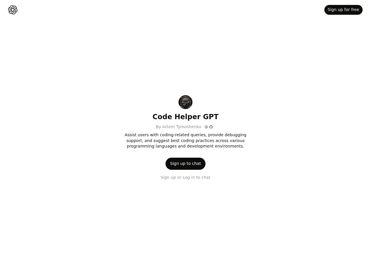 CodeHelper GPT