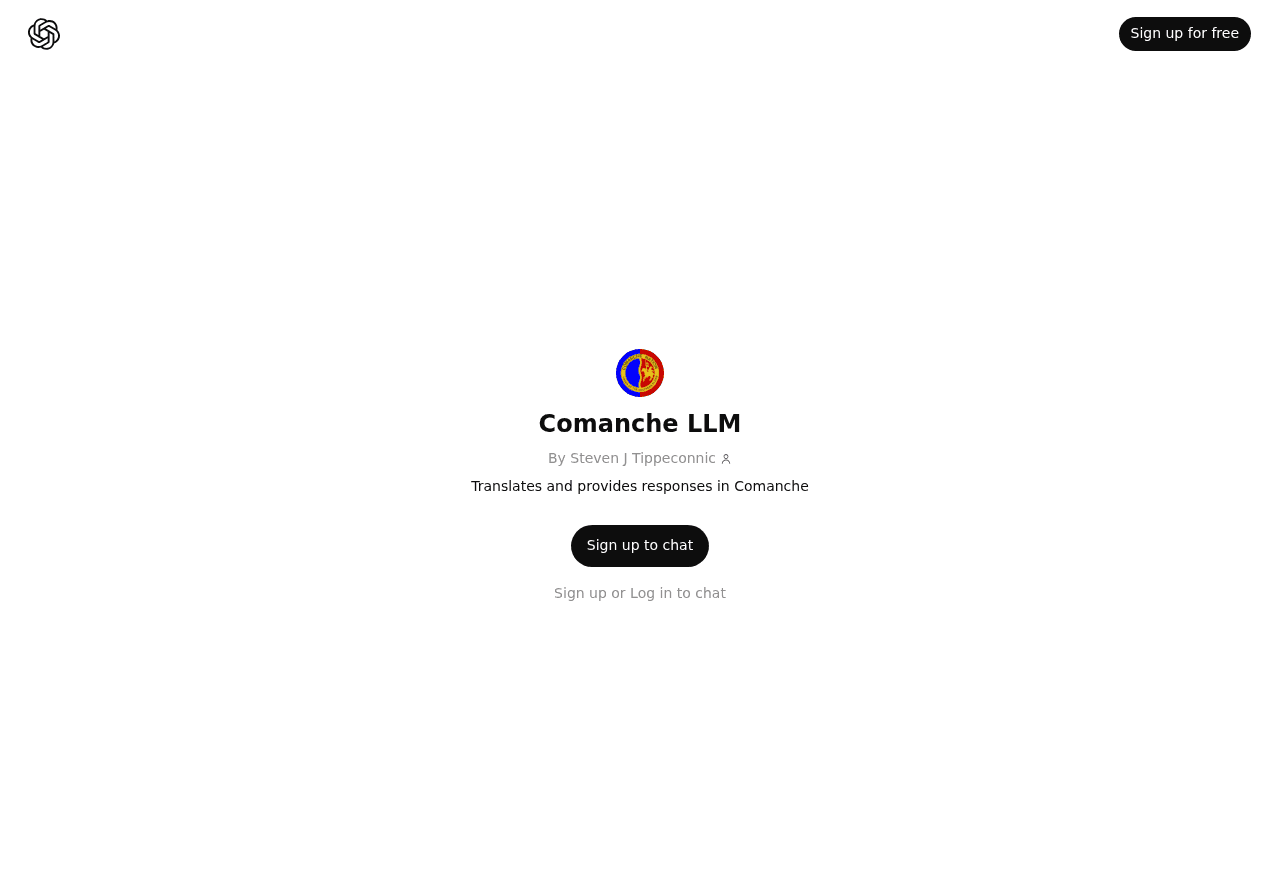 Comanche LLM