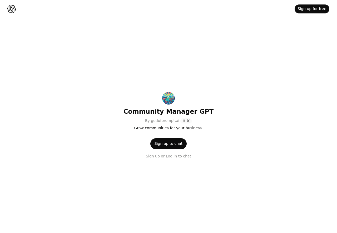 Community Manager GPT