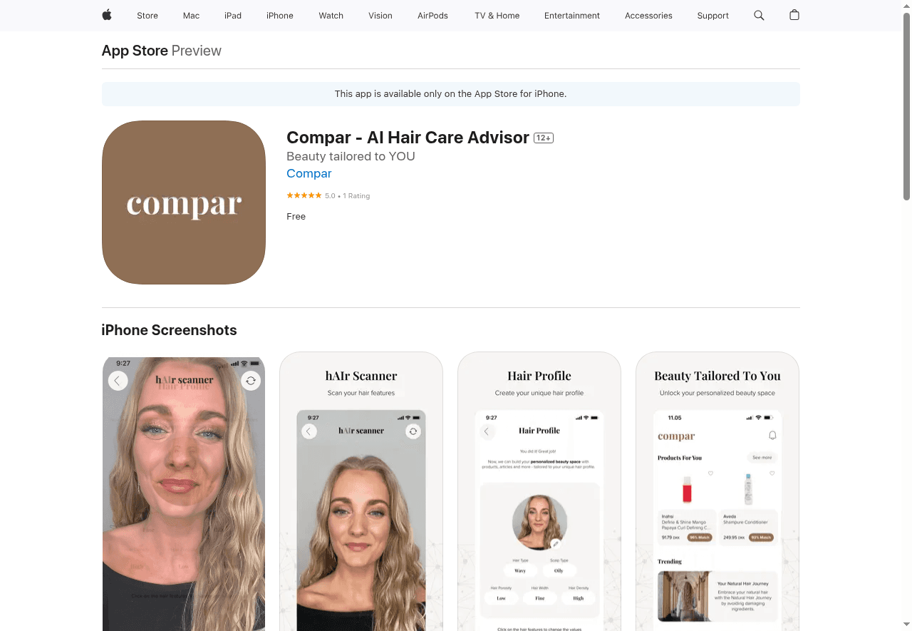 Compar - AI Hair Care Advisor