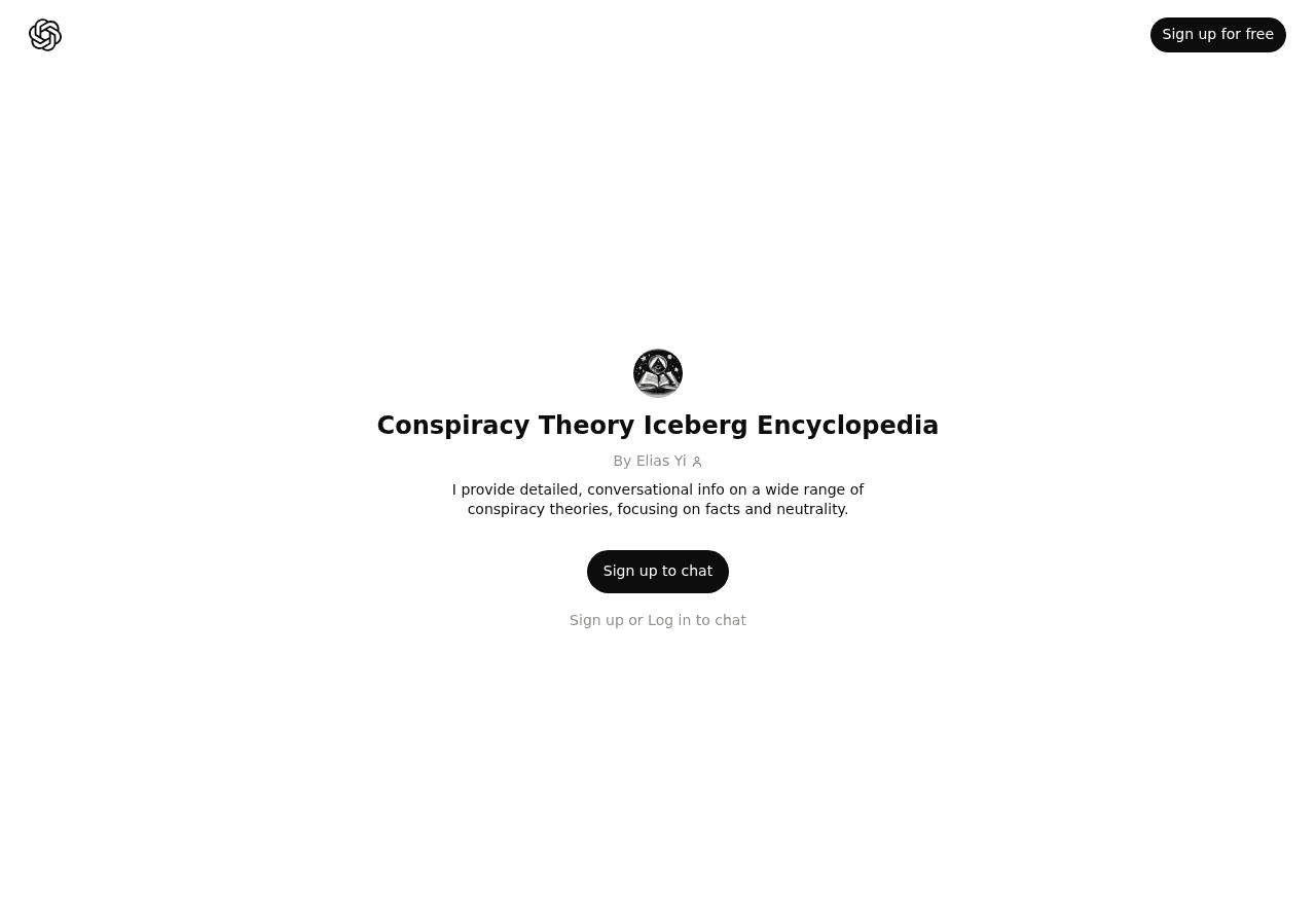 Conspiracy Theory Iceberg Encyclopedia