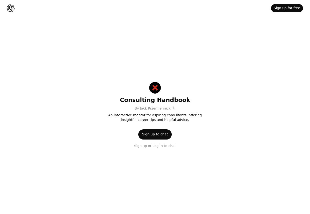 Consulting Handbook