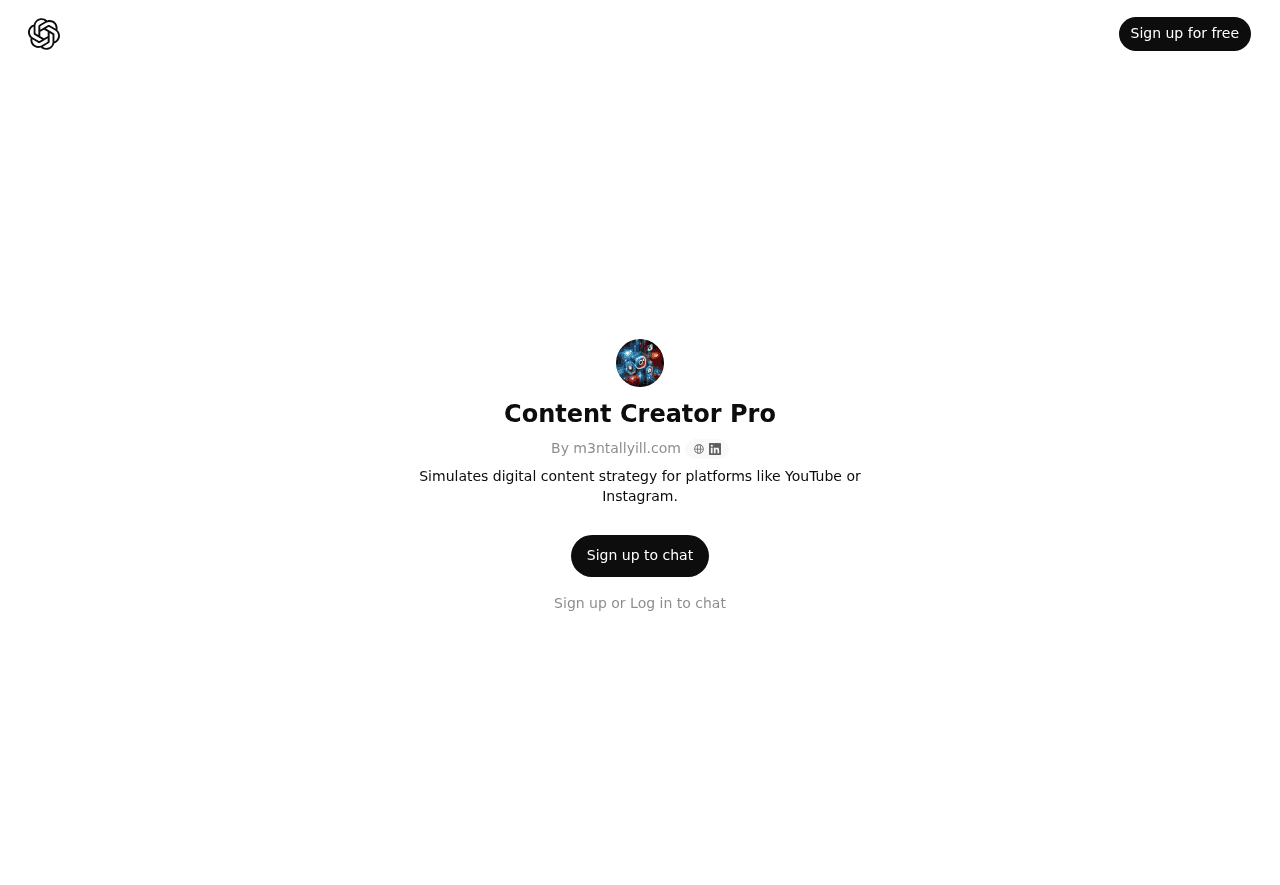 Content Creator Pro