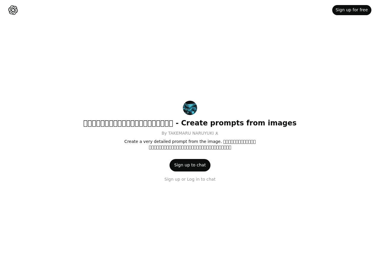 Create Prompts from Images
