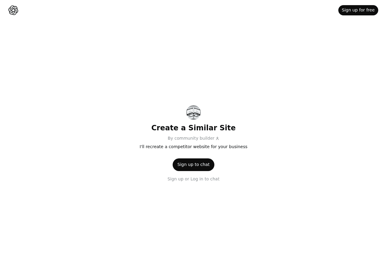 Create a Similar Site