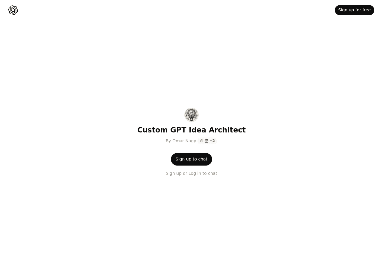 Custom GPT Idea Architect
