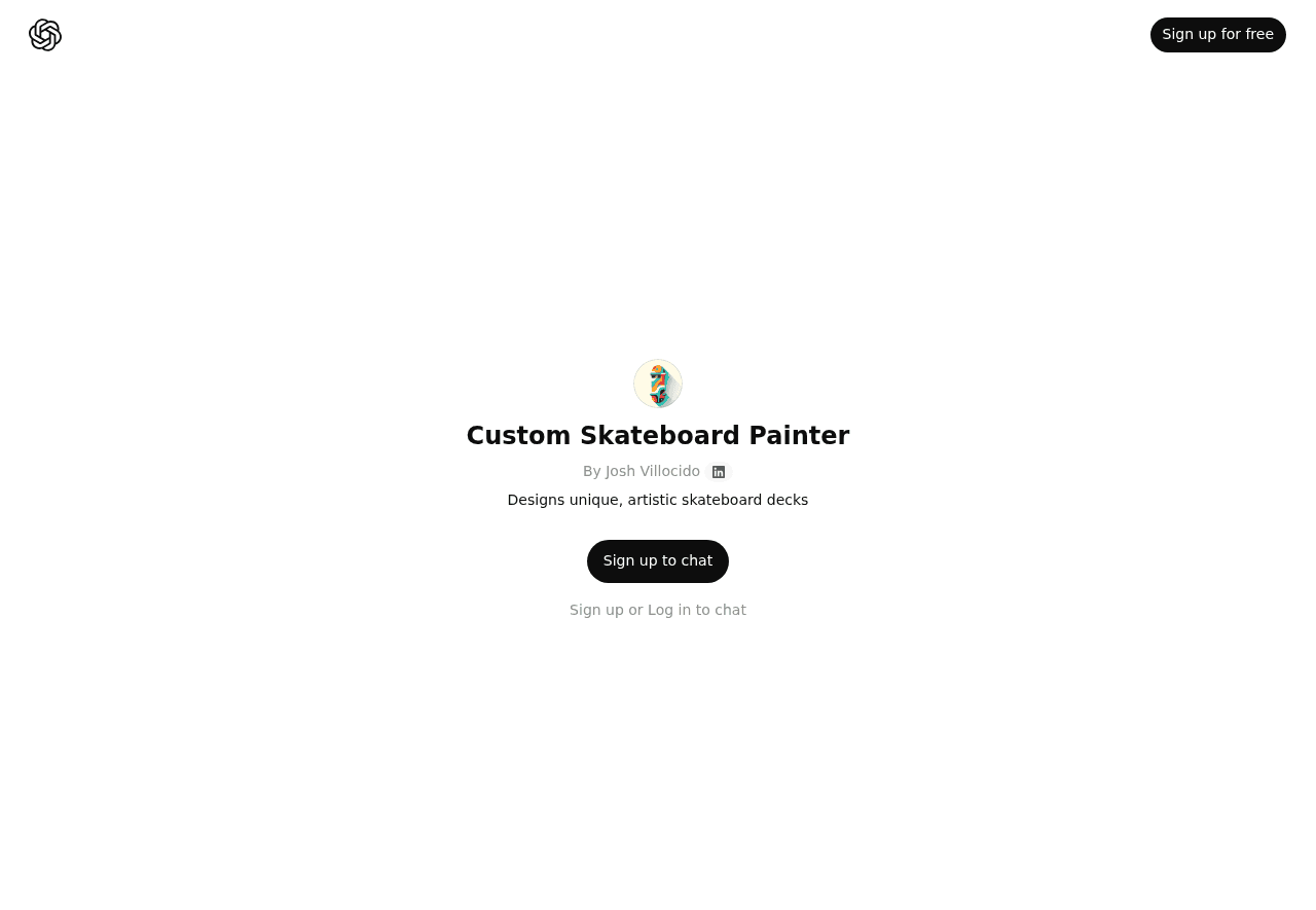 Custom Skateboard Painter
