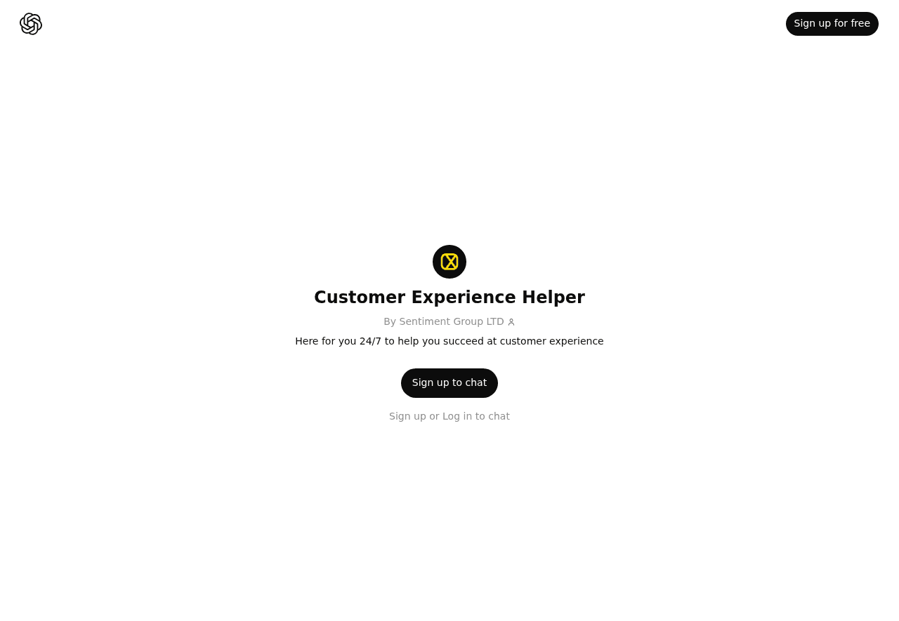 Customer Experience Helper