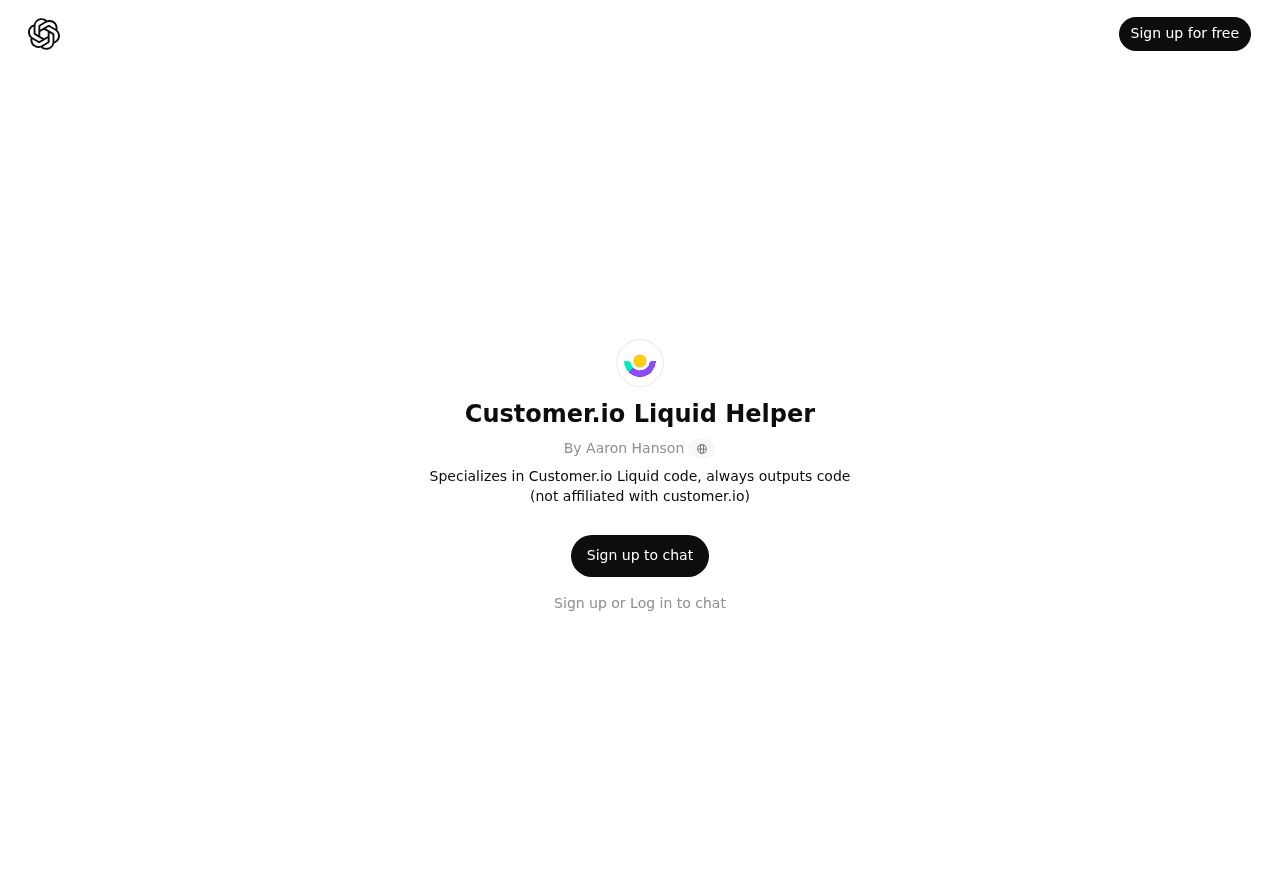 Customer.io Liquid Helper
