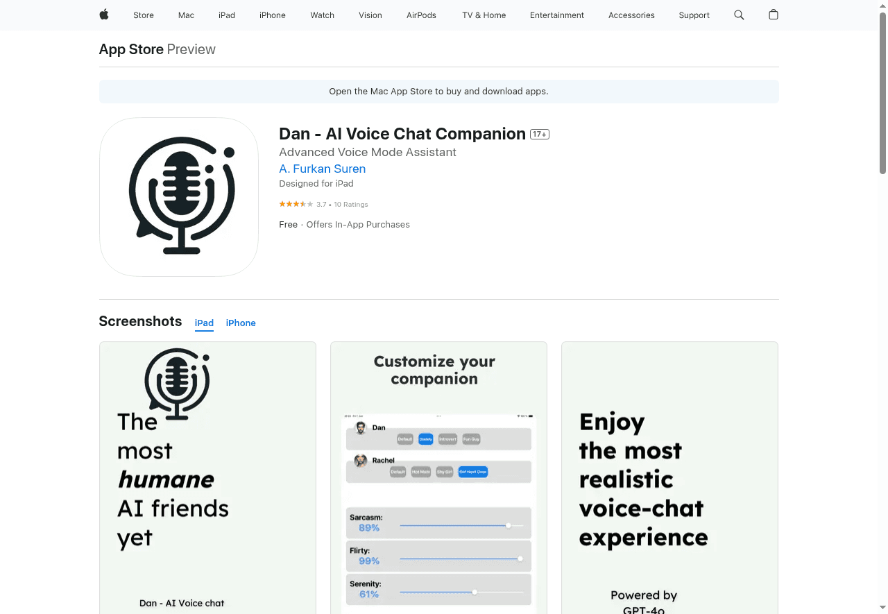 Dan - AI Voice Chat Companion