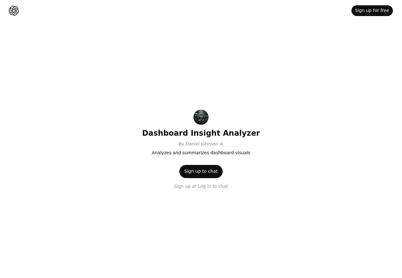 Dashboard Insight Analyzer