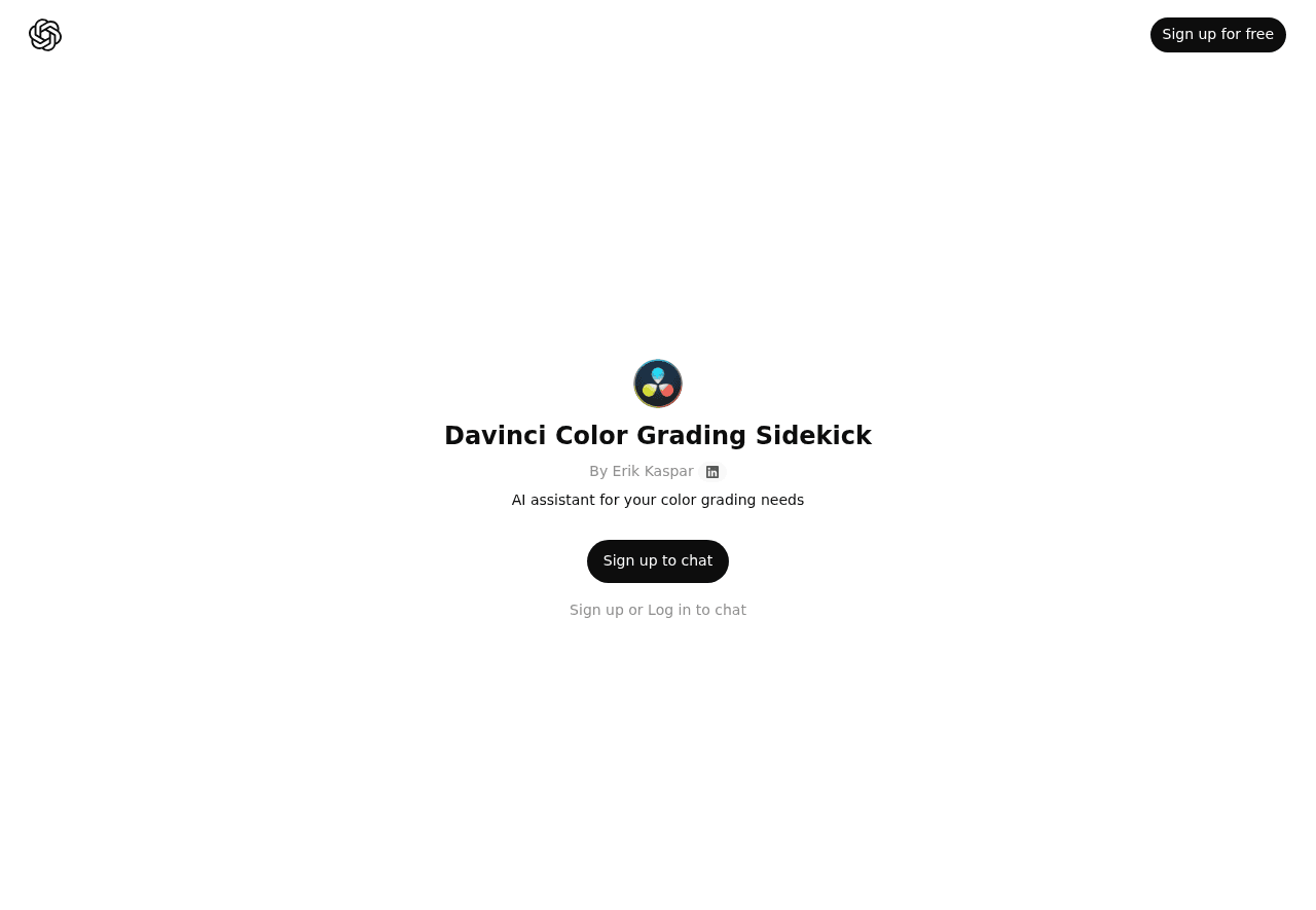 Davinci Color Grading Sidekick