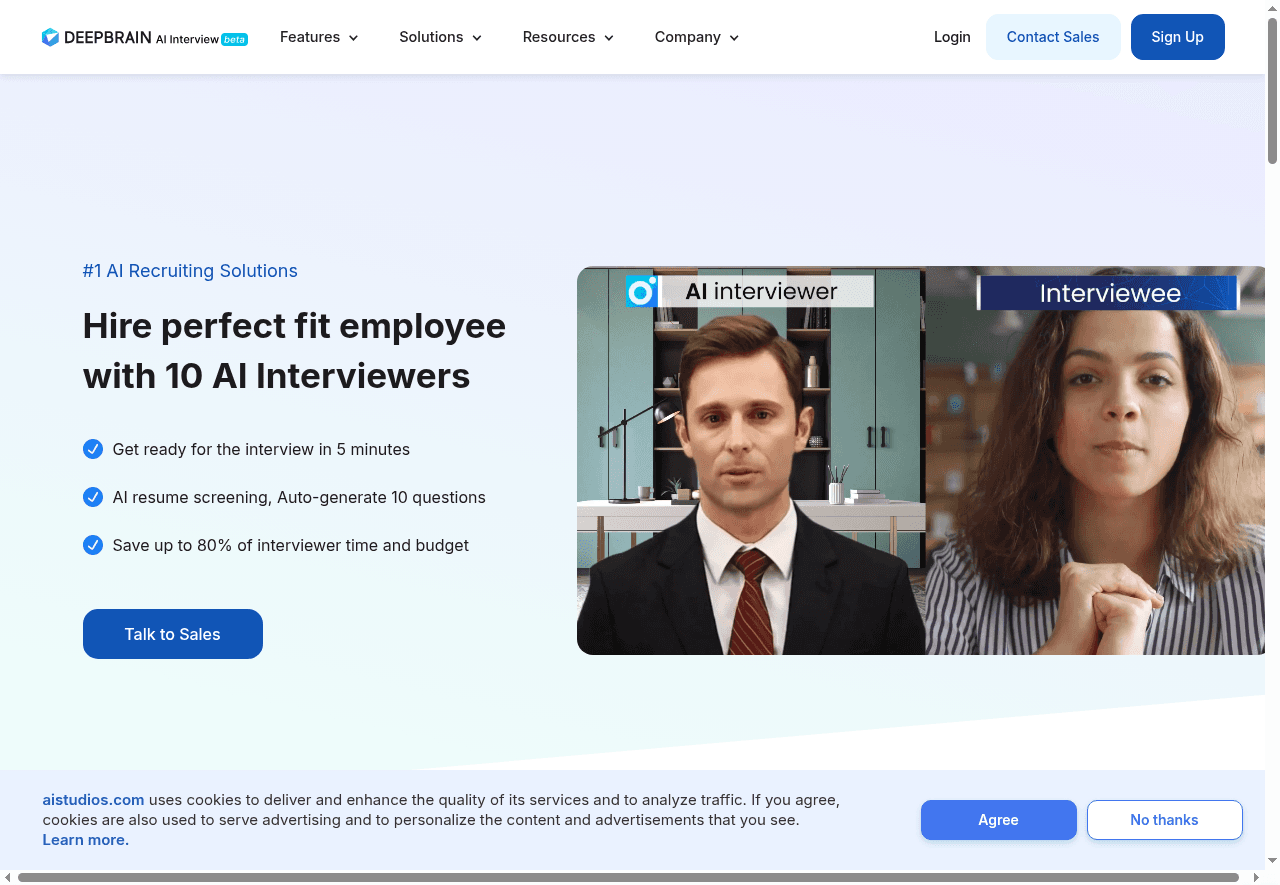 DeepBrain AIInterview