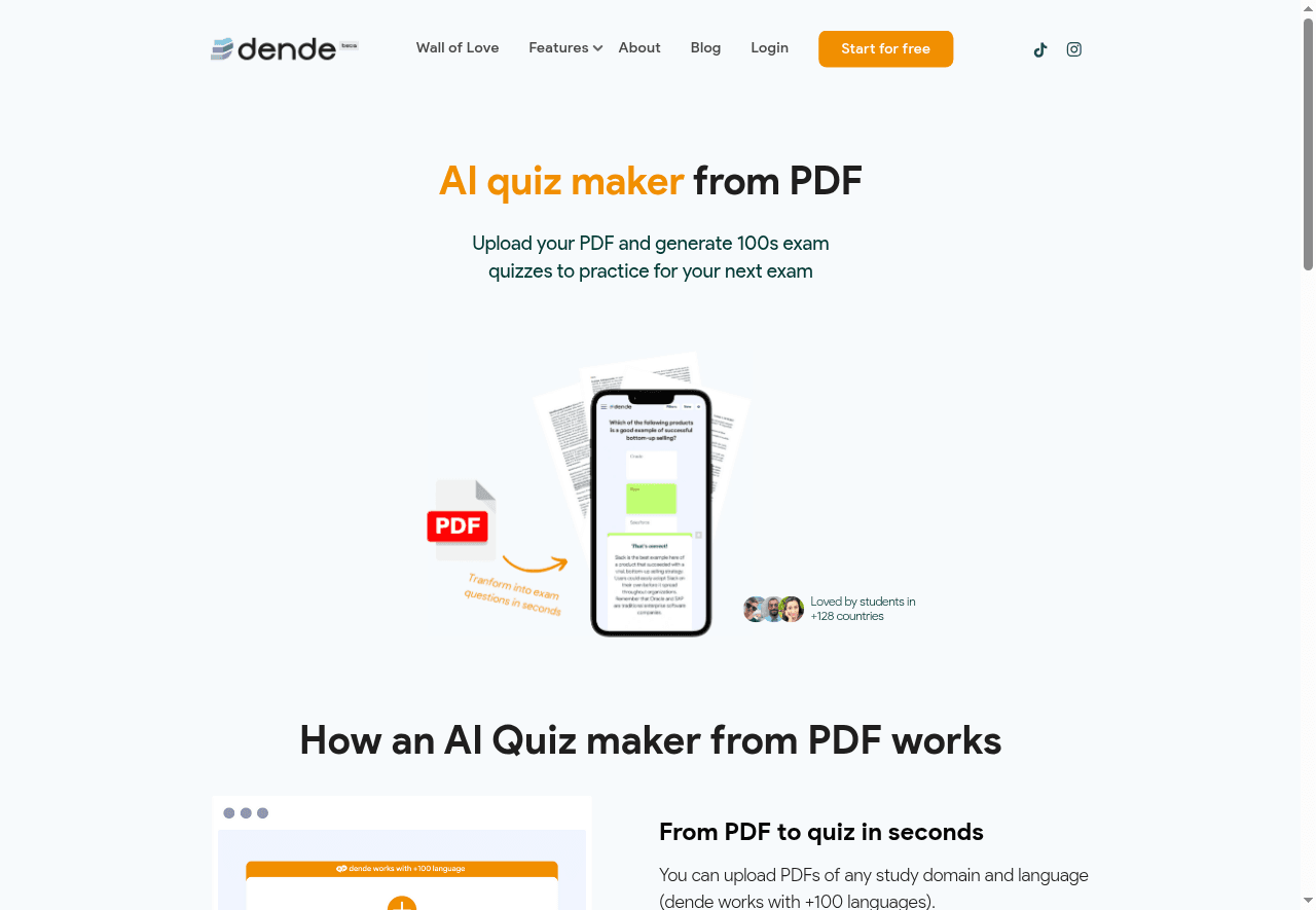 Dende Quiz Maker