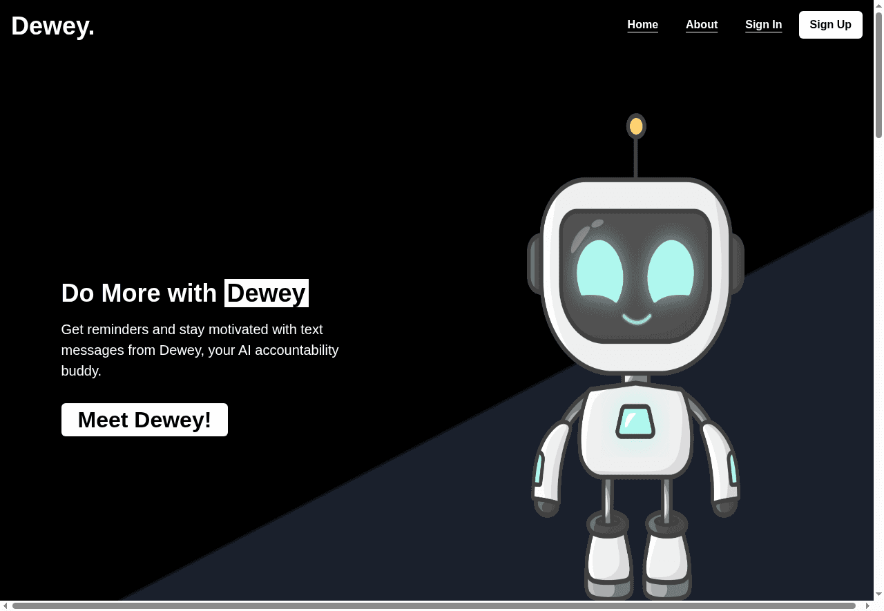 Dewey: Your new accountability buddy