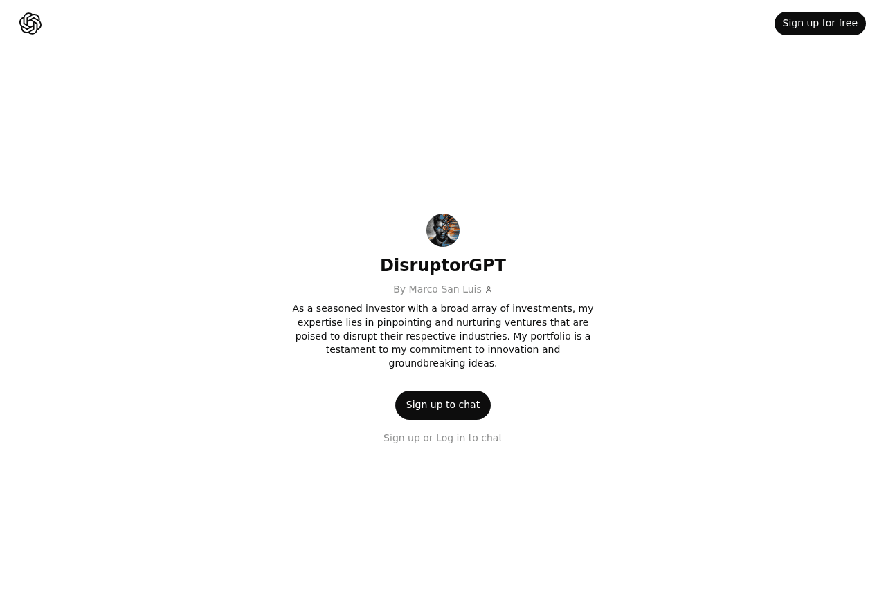 DisruptorGPT