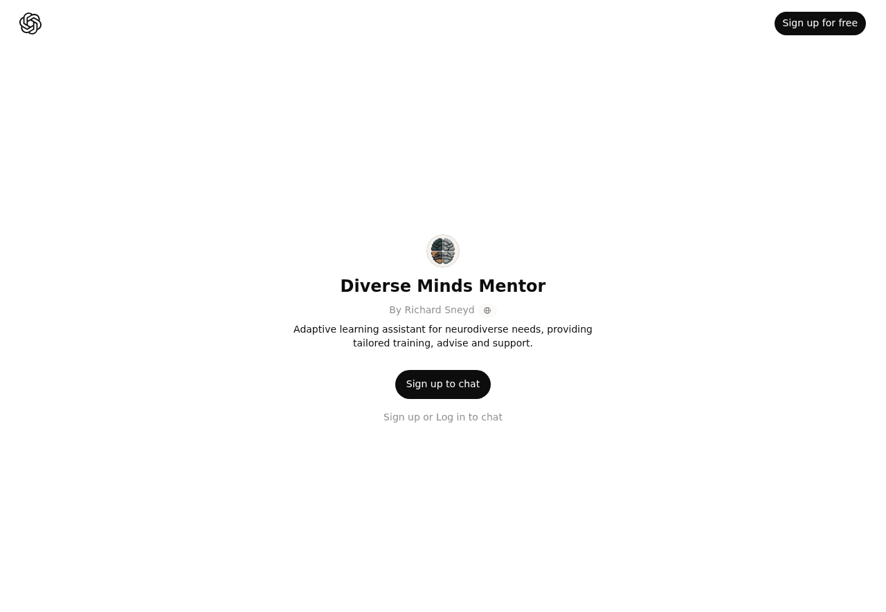Diverse Minds Mentor