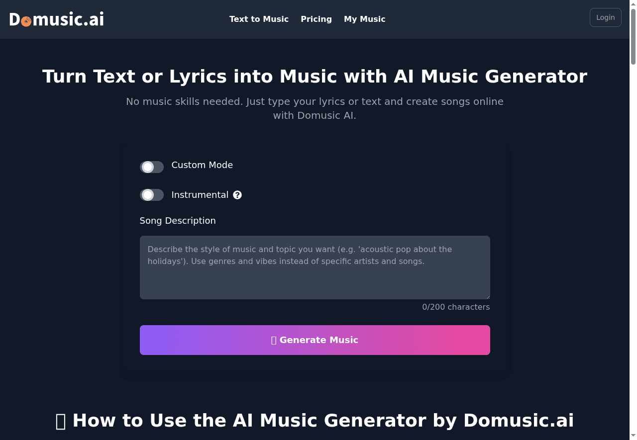 Domusic.ai