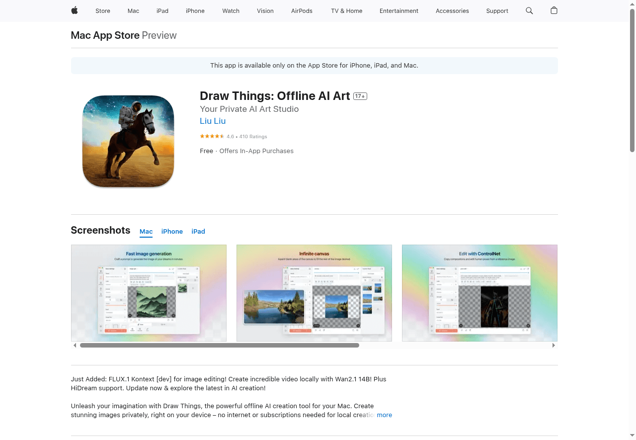 Draw Things: AI Generation