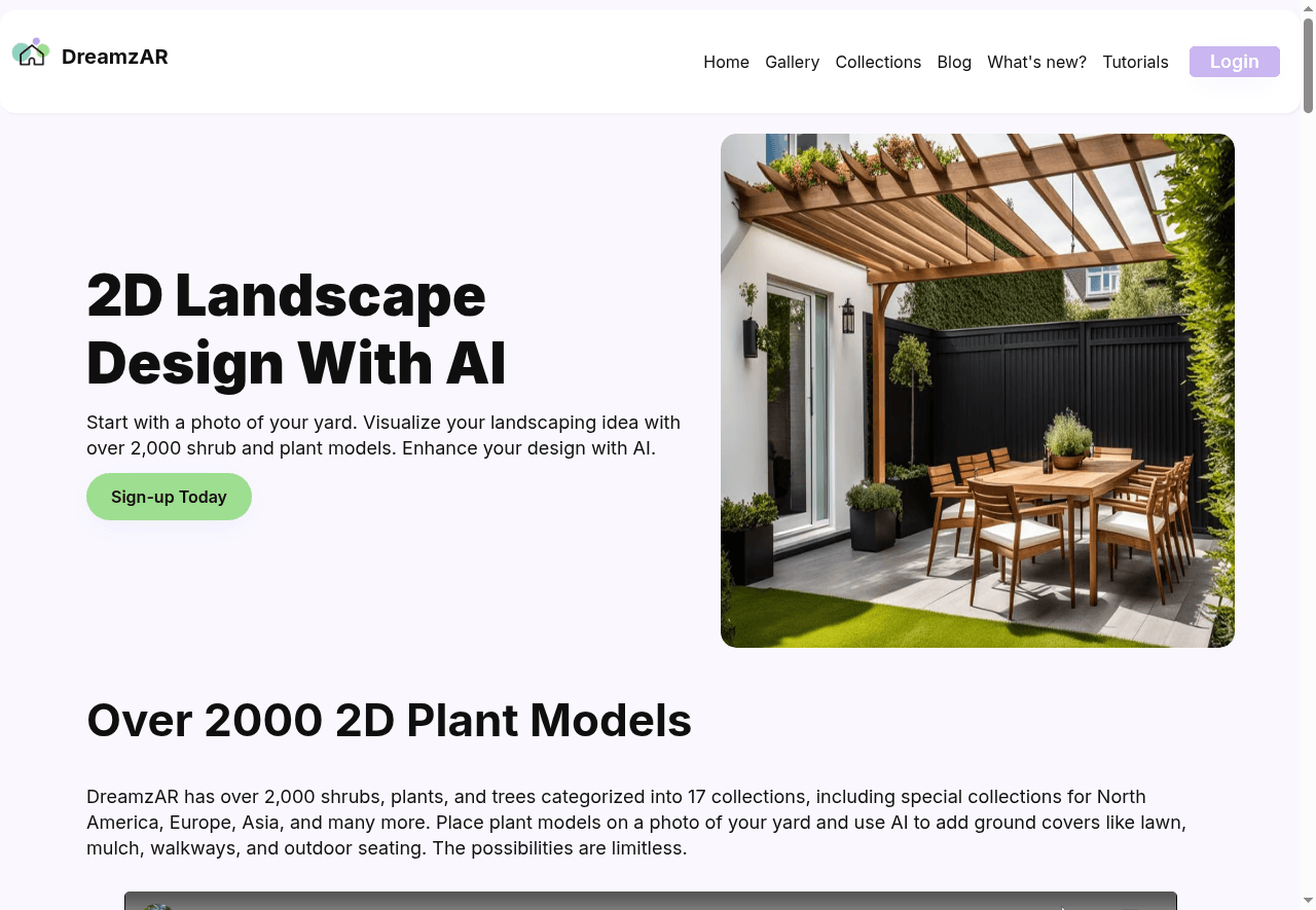 DreamzAR AI Landscape Design Ideas