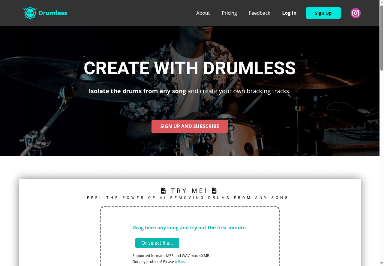 Drumless