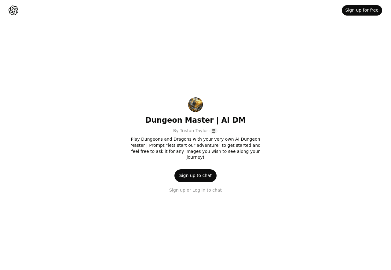 Dungeon Master AI DM