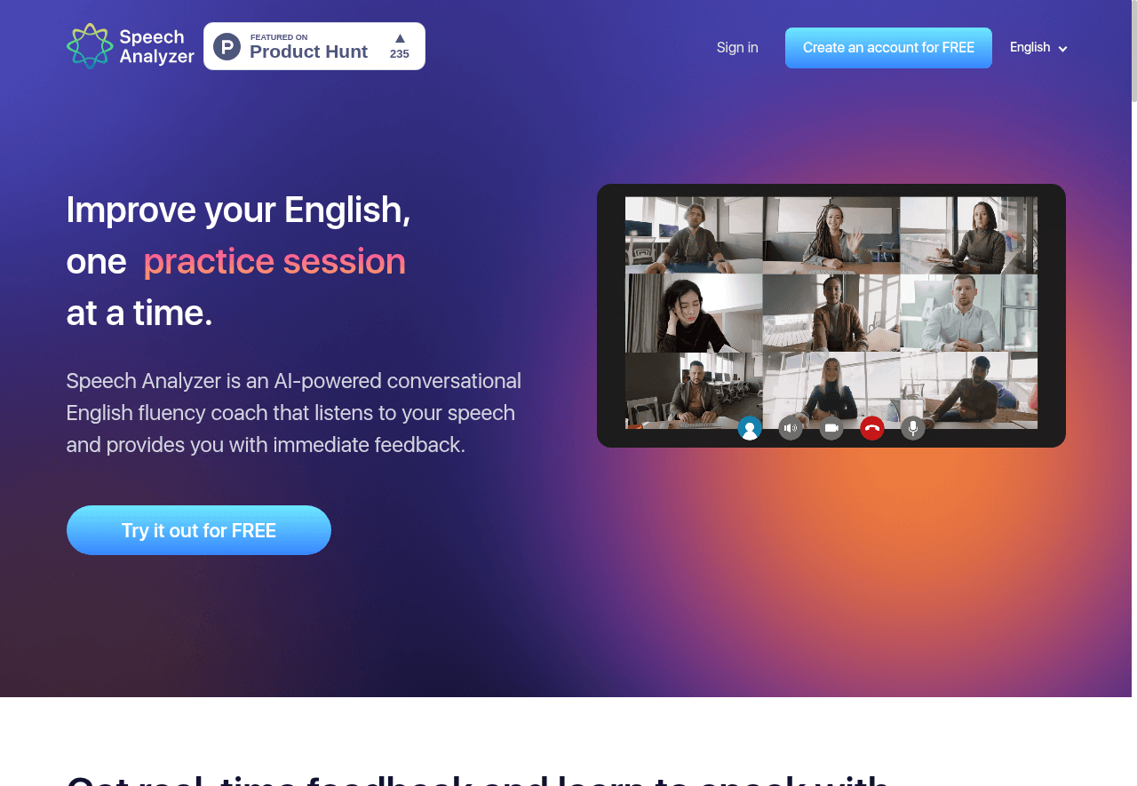 ELSA | Speech Analyzer