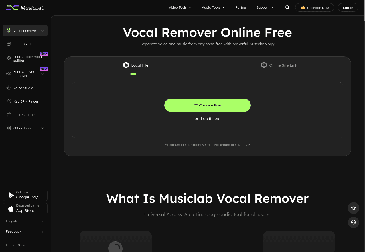EaseUS Online Vocal Remover
