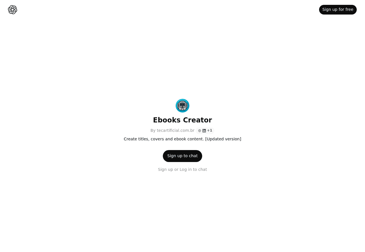 Ebooks Creator