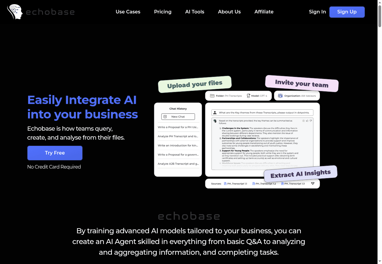 Echobase - AI for Business