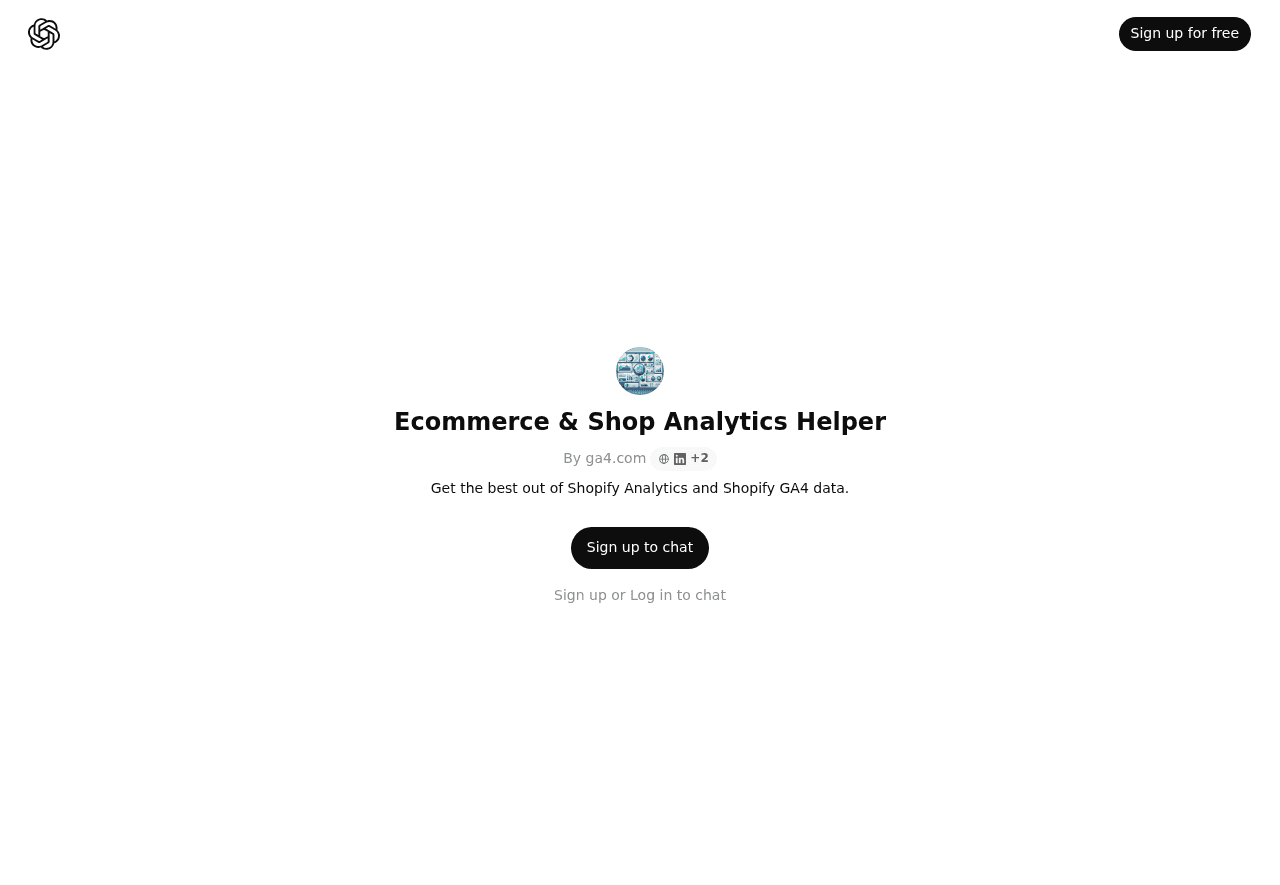 Ecommerce & Shop Analytics Helper