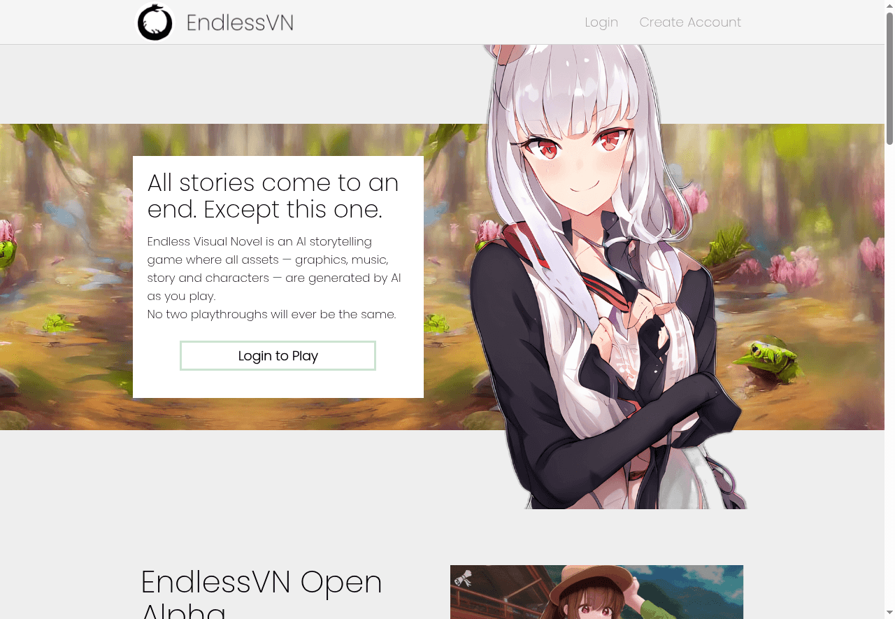 Endless Visual Novel