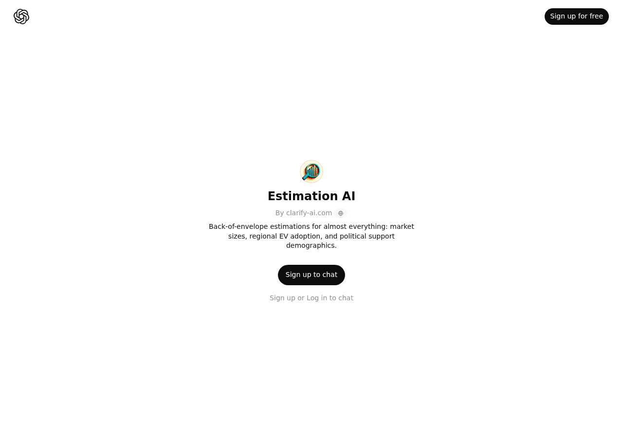 Estimation AI