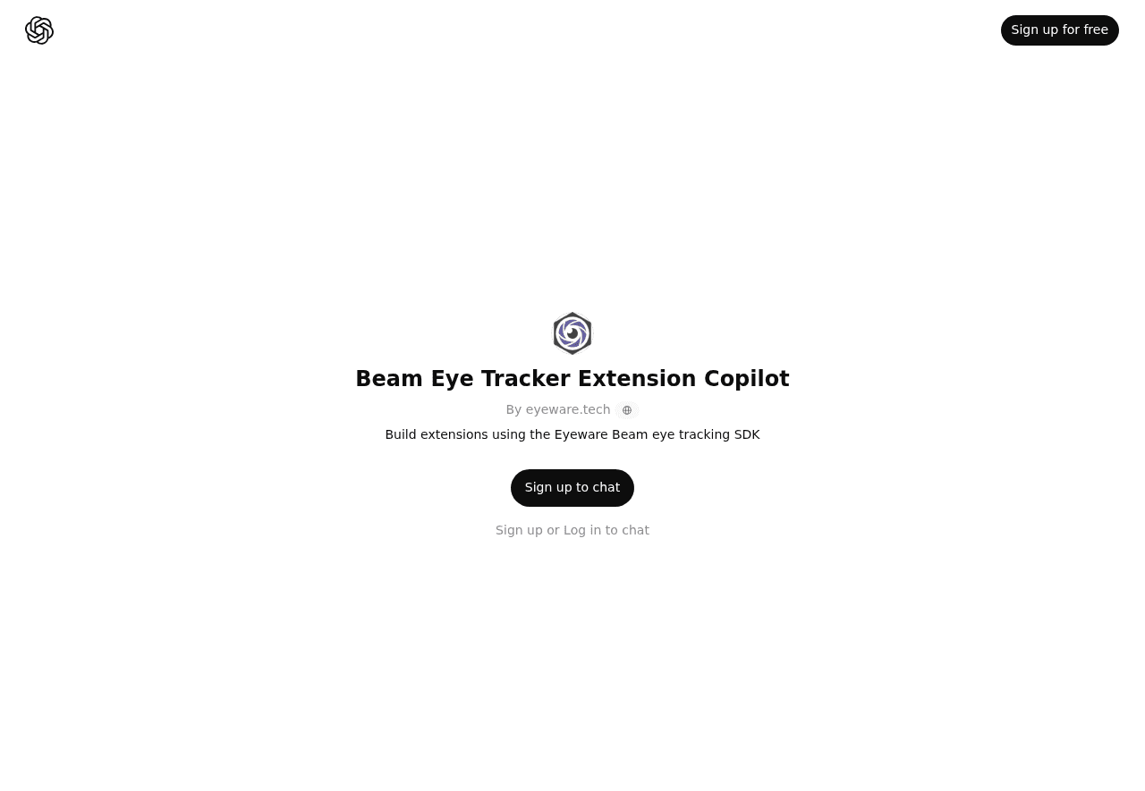 Eyeware Beam Extension Copilot