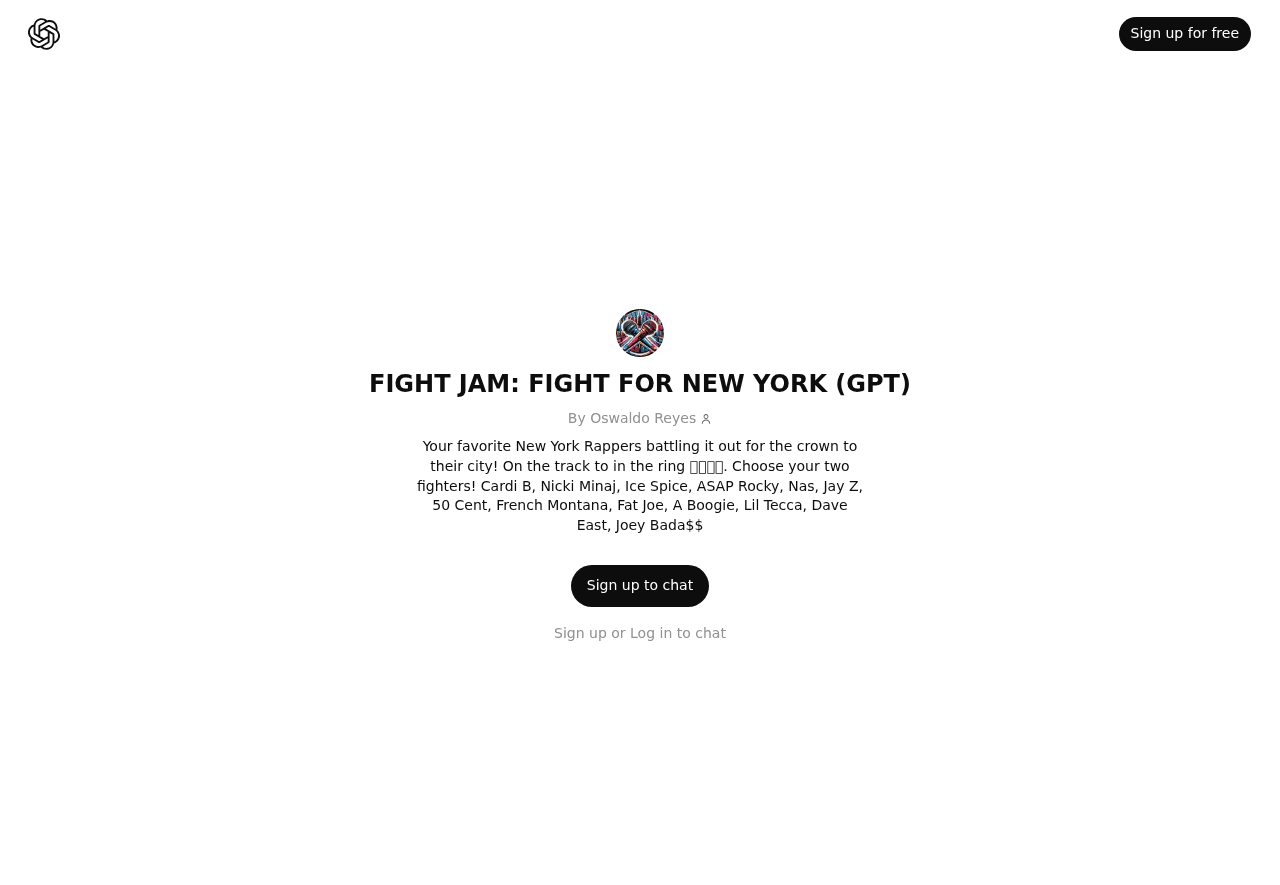 FIGHT JAM: FIGHT FOR NEW YORK (GPT)