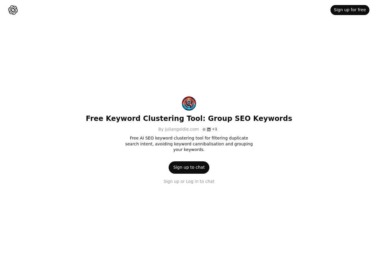 FREE Keyword Clustering Tool