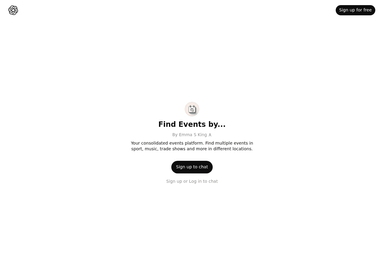 Find Events by...