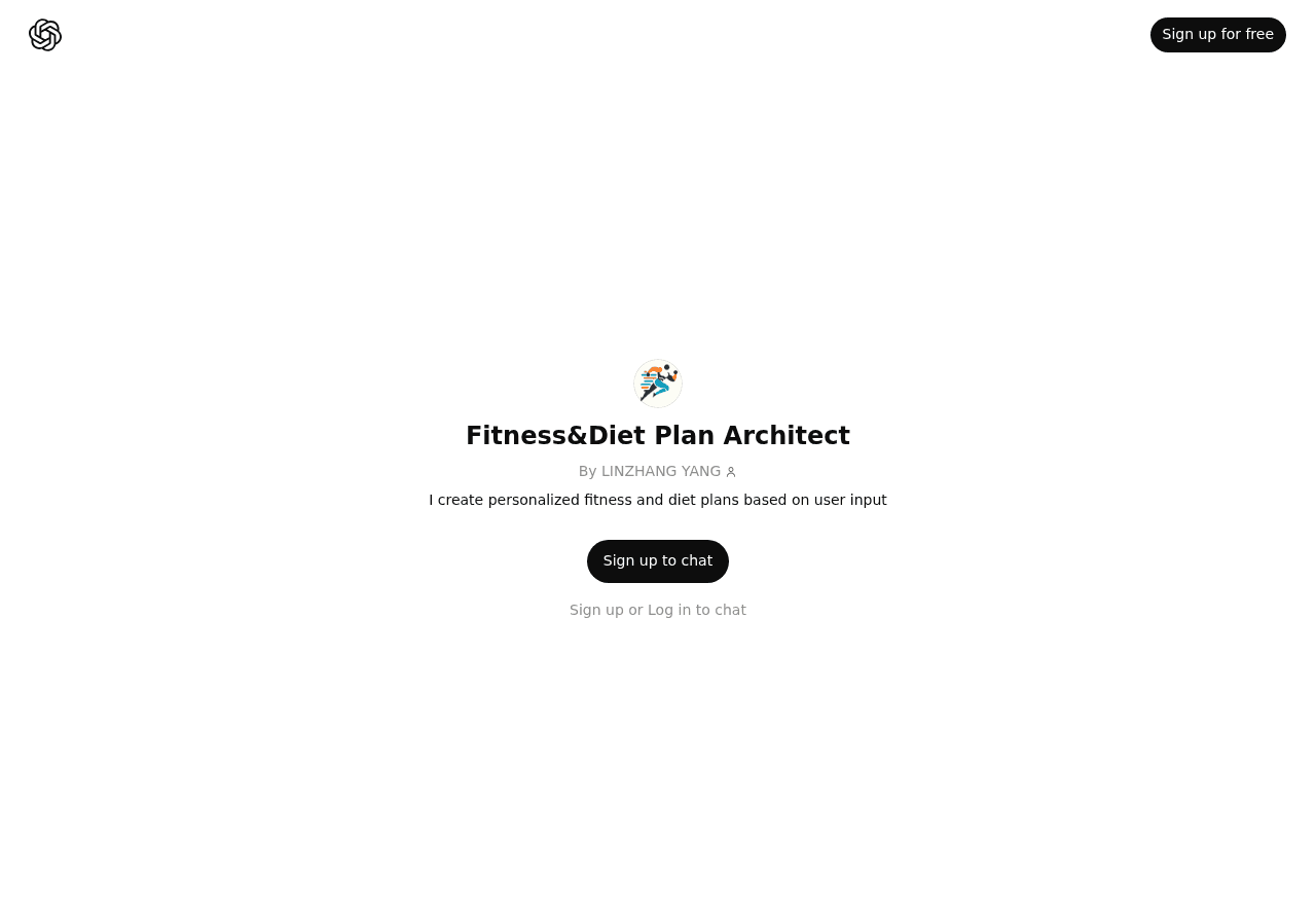 Fitness&Diet Plan Architect
