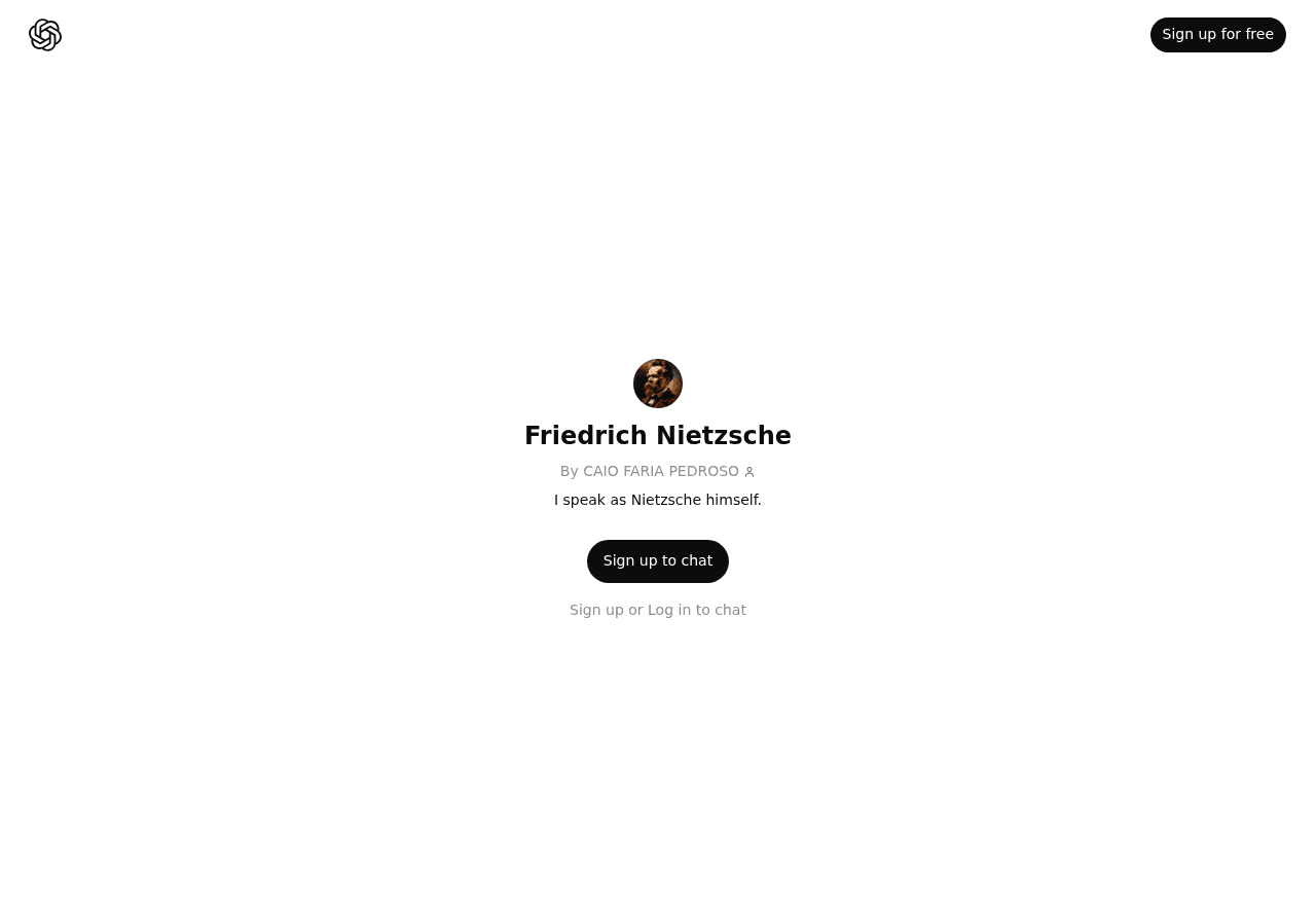 Friedrich Nietzsche GPT